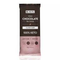 BeKeto Vegan Keto Čokoláda s MCT olejom 80g - Tmavá klasika