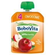 Jablkové a banánové pyré po 4. mesiaci BoboVita 80g