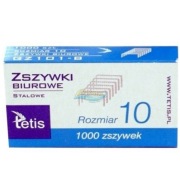 Oceľové kancelárske sponky Veľkosť 10 1000 sponiek