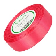 Koralová SATÉNOVÁ STUHA 25mm - 32mb
