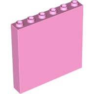 LEGO 59349 NÁSTENNÝ PANEL 1x6x5 svetloružová NOVINKA (6g