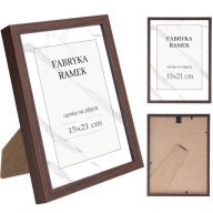 Fotorámik 15x21 A5 rámiky stojace wenge