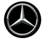 Emblém Mercedes, nálepka s logom na kľúči s diaľkovým ovládaním