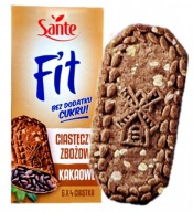 SANTE kakaové cereálne sušienky bez cukru 300g