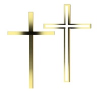 Topper CROSS obojstranná ozdoba torty BAPTISM Communion