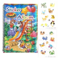KRÁSNY ALBUM NÁLEPEK A5 + ORGANIZÁTOR NÁLEPEK NA ZBER