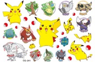 Umývateľné tetovania POKEMON CG241 pre deti