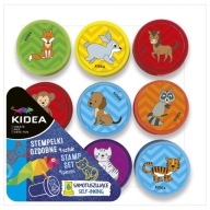Kidea Stamps Ozdobné zvieracie pečiatky 9 kusov 79421