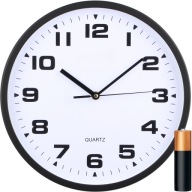 ŠTÝLOVÉ okrúhle NÁstenné HODINY DO KUCHYNE OBÝVAČKA LOFT HODINKY + BATÉRIA