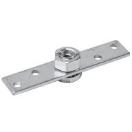 Montážna doska pre rolky do posuvnej brány 100x20 mm