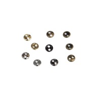 10ks veľmi malých mini kovových gombíkov 4mm