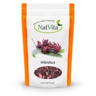 Kvety ibišteka prírodný čaj sušený kvet ibišteka 170g NatVita