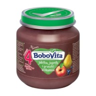 BOBOVITA Dezert Jablká Bobule Hrušky 4 m+ 125 g