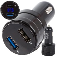 FM TRANSMITTER MP3 BLUETOOTH NABÍJAČKA 2x USB AUDIO NABÍJAČKA DO AUTO