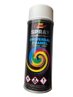 LAKOVÁ FARBA SPREJ ENAMEL 400ml RAL9003 MATNÁ BIELA