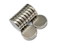 10x okrúhly NEODYMIOVÝ MAGNET VEĽKÁ SILNÁ SADA 10 SILNÝCH