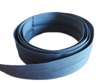 Zips TAPE na metre so Zipsom 1m 3mm tmavošedá