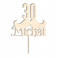 topper 30 [Name] ozdoba na tortu