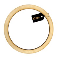 Drevená obruč 12cm PRE KOLESKO MACRAME lapač snov