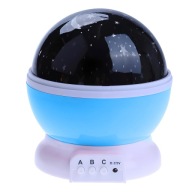 ROTAČNÁ NOČNÁ LAMPA STARS SKY PROJECTOR 2v1