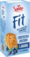 Sante Fit cereálne sušienky s čučoriedkami 300g Bez cukru