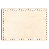 drevený základný košík dno 22x31cm obdĺžniková preglejka