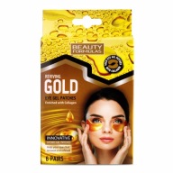 Beauty Formulas zlaté gélové očné vankúšiky 12 ml