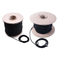 Elastická manžeta bundy 2mm a 3mm ČIERNA 2x10mb