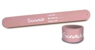 Scrunch informačný náramok - Powder Pink