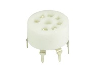 ZÁSUVKA KERAMICKÁ 7PINOVÁ PCB10 HEPTAL 6Z4 EC92