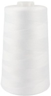 Strojová niť pre Overlock Machine Large White 5000m