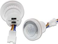 Pohybový senzor Senzor PIR Sonda 230V 40mm LED