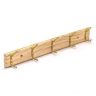 VEŠIAK, drevený nástenný držiak, VEŠIAK, 50 cm