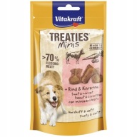 VITAKRAFT TREATIES MINIS hovädzie mäso/mrkva 48g
