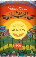 Yerba Mate El Pajaro MARACUYA 50g vzorka Paraguaj