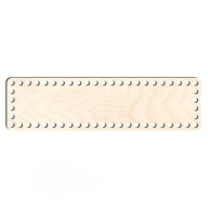 drevený základný košík dno 10x37cm obdĺžniková preglejka