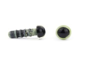 Bezpečnostné oči bezpečnostné upínacie oká pre maskotov 6mm zelené