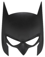 MASKA NA TVÁR BATMAN HERO OKULIARE ČIERNA NA HALLOWEENSKÉ KARNEVALOVÉ NARODENINY