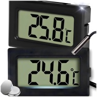LCD TEPLOMERNÁ SONDA S ELEKTRONICKOU DIGITÁLNOU SONDOU PRE KÁBEL AKVÁRIOVEJ CHLADNIČKY