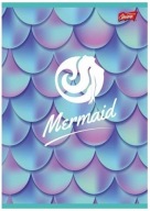 Školský zošit A5 16k kockovaný Ocean SEA Mermaid Delphins Laminovaný Unipap