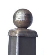 strešná krytka na stĺpik 40x40mm s guľou 40mm