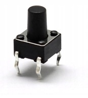 TLAČIDLO MIKROPÍNAČ 6x6x13mm 10ks.