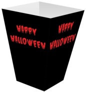 Krvavé Halloweenske krabičky na popcorn 6 kusov HAL-065