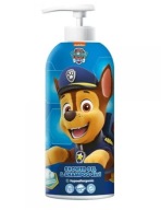 Telový umývací gél a šampón Paw Patrol 2v1 1000ml žuvačka
