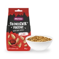 Slnečnicové semienka pražené s čili 90g Moreso