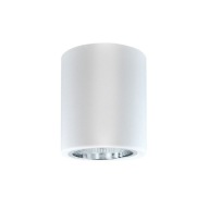 Prisadené okrúhle svietidlo E27, pevné, BIELY JUPITER 10 98x115mm IP20 Goldlux