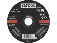 DISKY KOVOVÉ REZNÉ KOTOUČE INOX OCEL 125 x 1,2 mm YATO