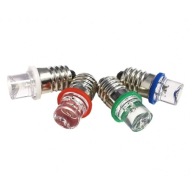 E10 LED žiarovka s 3,8V závitom, studená biela