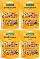 BAKALLAND KEŠU, CELÉ LÚPANÉ, NESOLENÉ 40G x4