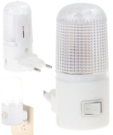 LED NOČNÁ LAMPA PRE KONTAKTNÉ VÝKONNÉ BIELE SVETLO